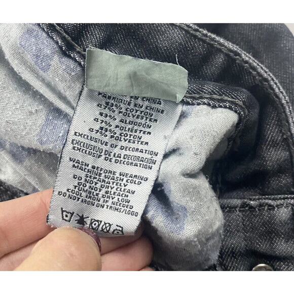 LUCKY BRAND Boys COOPER SLIM Gray/Blue Denim Jeans Raw Wash Size 16 Cotton Poly - Picture 6 of 9